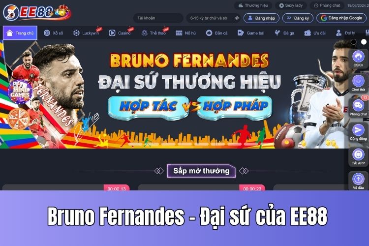 Bruno Fernandes - Đại sứ thương hiệu độc quyền của EE88