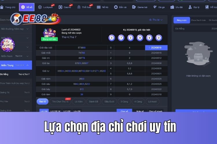 Lựa chọn địa chỉ chơi uy tín