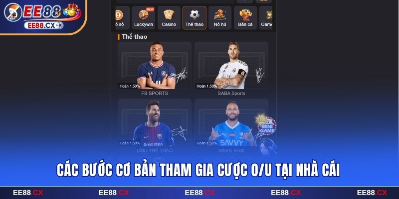 Kèo Tài Xỉu Là Gì? Cách Để Cược 99% Thành Công Tại EE88 8 Các bước cơ bản tham gia cược O/U tại nhà cái