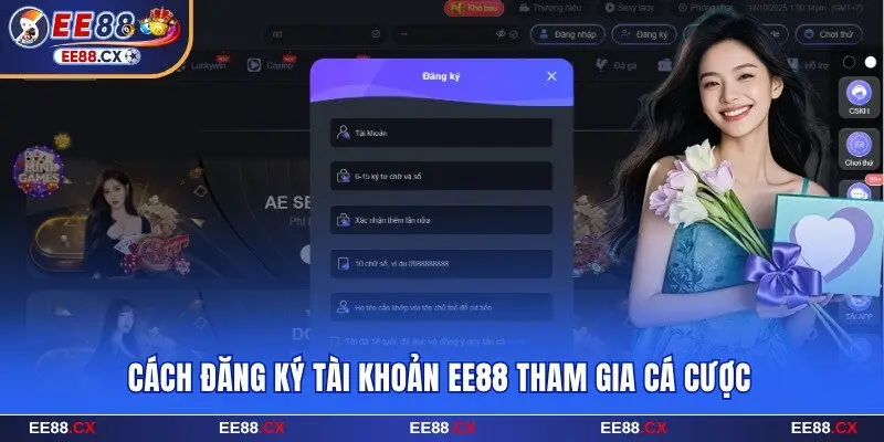 EE88 🎖️ Casino Trực Tuyến Số #1 Châu Á | Nạp Đầu Tặng 68.888K 17 Cách đăng ký tài khoản EE88 tham gia cá cược