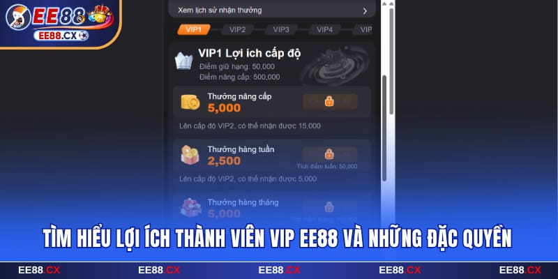Lợi Ích Thành Viên VIP EE88 Và Các Đặc Quyền Hấp Dẫn 4 Lợi ích thành viên VIP EE88