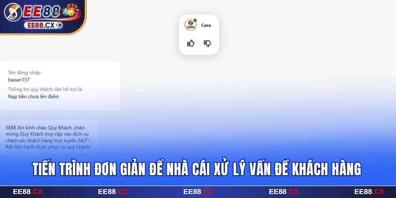 Tiến trình đơn giản để nhà cái xử lý vấn đề khách hàng